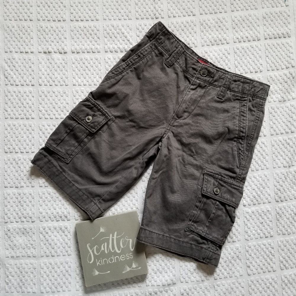 Boys cargo shorts (dark grey) 10 reg